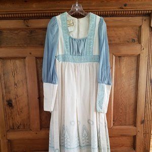 Vintage Gunne Sax Light Blue Dress